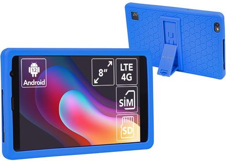 Tablet BLOW 8" PlatinumTAB8 V2 4G LTE WiFi GPS Bluetooth Android 12 + niebieskie etui