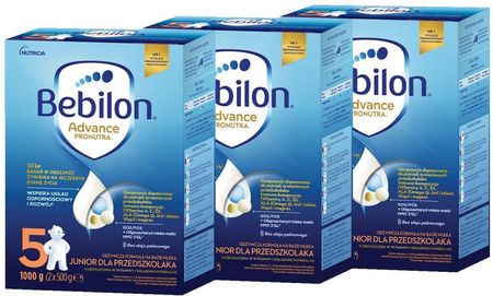 Bebilon Advance 5 Mleko modyfikowane dla przedszkolaka 3x1000 g