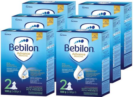 Bebilon 2 Advance Pronutra mleko następne po 6. miesiącu 6x1000g