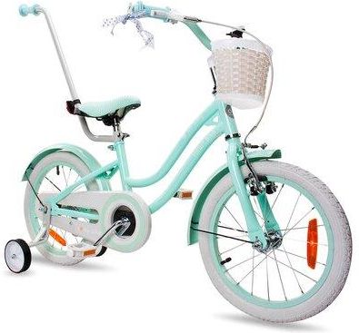 Sun Baby Rower Dziecięcy Heart Bike Silver Moon 16 Cali Dla Dziewczynki Miętowy