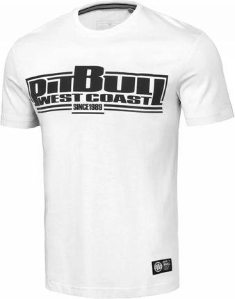 Koszulka Pit Bull Heavy Weight 210 Garment Washed Classic Boxing '23 - Biała