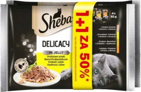 Sheba Delicacy Drób W Galaretce Dla Kota 8x85g
