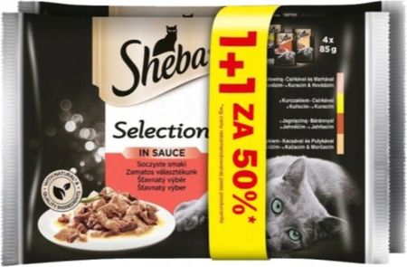 Sheba Selection Mix W Sosie Dla Kota 8x85g