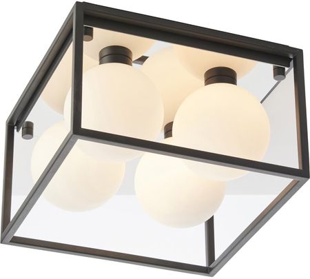 Light Nasufitowa Lampa Cube L195050 Kule Szklane Ip44 Czarna (L195050)