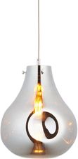 Light Wisząca Lampa Gruszka L199788 Szklany Klosz Chrom (L199788) - zdjęcie 1