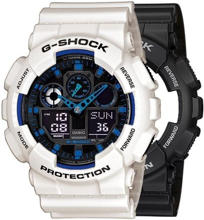 Casio G-Shock SET GA-100-1A2ER + BEZEL 10395292 PASEK 10395227