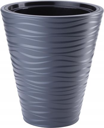 Form-Plastic Doniczka 39,5x44,5cm Efekt 3D Wkład Sahara