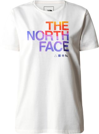 Damski t-shirt The North Face Foundation Graphic Tee S/S Eu gardenia white/black