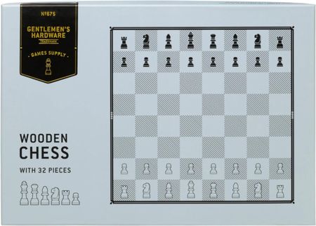 Gentelmen's Hardware Szachy Wooden Chess GEN675UK