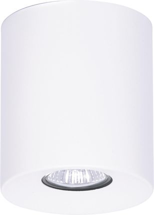 Biały, klasyczny spot na żarówkę GU10 K-5131 z serii HORN