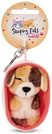 Nici Keyholder Sleeping Pets Dog 8Cm Tricoloured