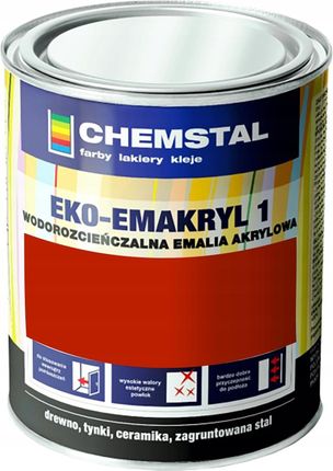Chemstal Eko-Emakryl 0,8L Czerwony