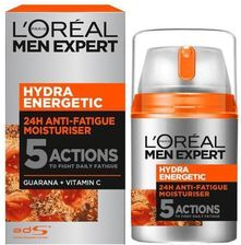 gdzie najlepiej kupić Męskie kosmetyki do pielęgnacji twarzy L'Oreal Men Expert Hydra Energetic Lotion 50Ml Krem Do Twarzy