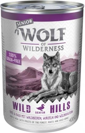 Wolf Of Wilderness Wild Hills Senior Kaczka 400G
