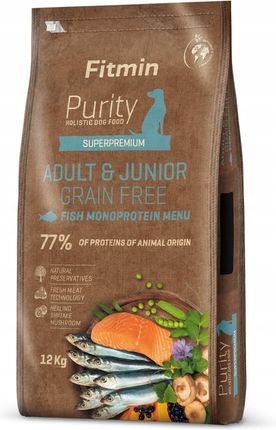 Fitmin Purity Adult Junior Fish Monoprotein 12Kg