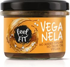 Zdjęcie Feel Fit Krem Wegański Słony Karmel Bez Cukru 200g - Frampol