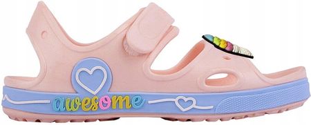 Sandały dla dzieci Coqui Yogi różowo-niebieskie 8861-406-4140