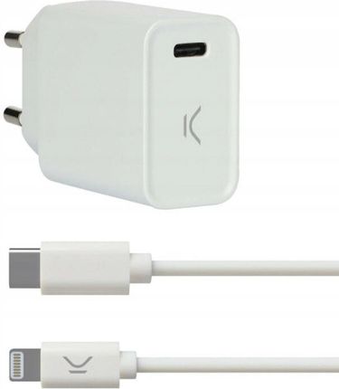Ksix Ładowarka Usb Iphone Apple Compatible Biał