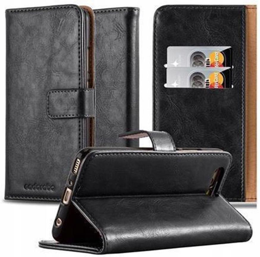 Cadorabo Custodia Flip Per Huawei P10 - Nero Notte, Cover In Pelle Sintetica Con Chiusura Magnetica, Portafoglio, Protezione Completa, Apertura A 360°