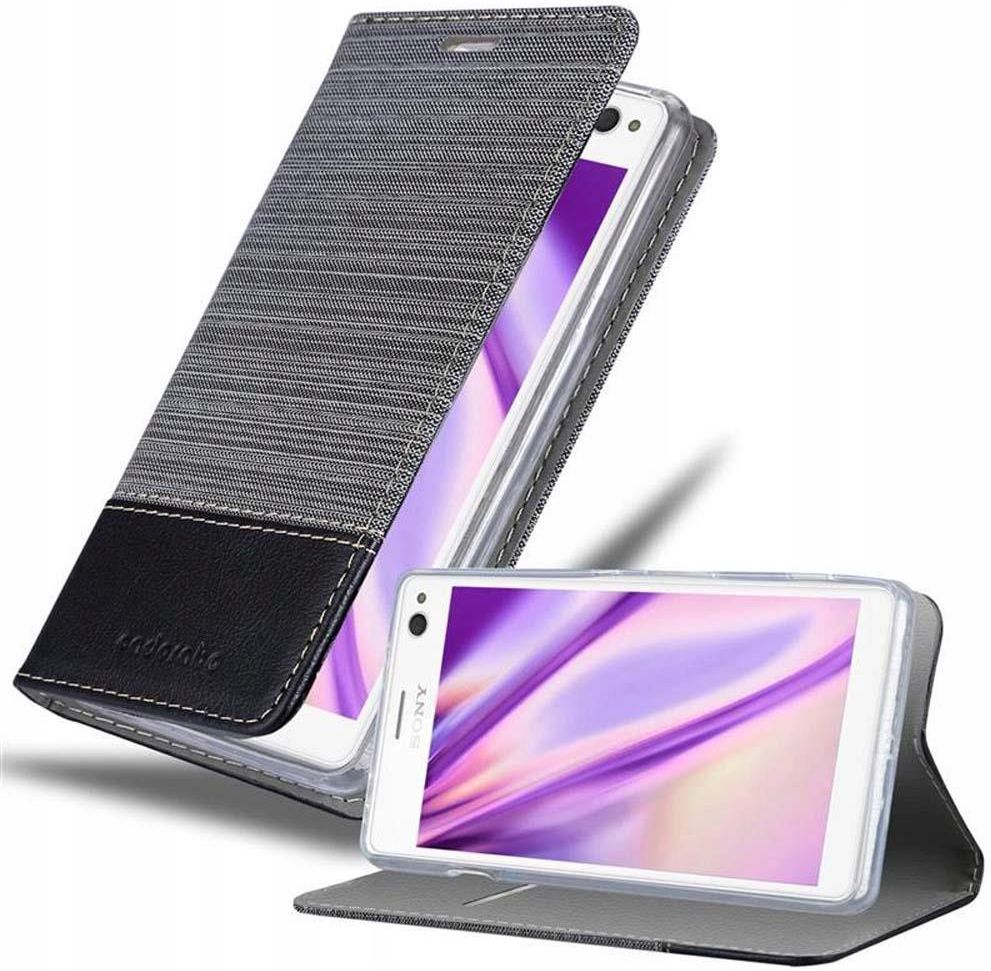 CADORABO Custodia Con Chiusura Magnetica E Design A Ribalta Fronte Copertina Sony Xperia C4 Nero Di Notte 85940579
