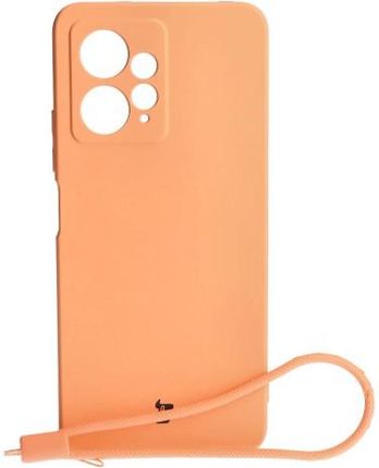 Bizon Etui Case Silicone Do Xiaomi Redmi Note 12 4G Pomarańczowe