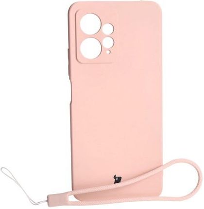 Bizon Etui Case Silicone Do Xiaomi Redmi Note 12 4G Jasnoróżowe