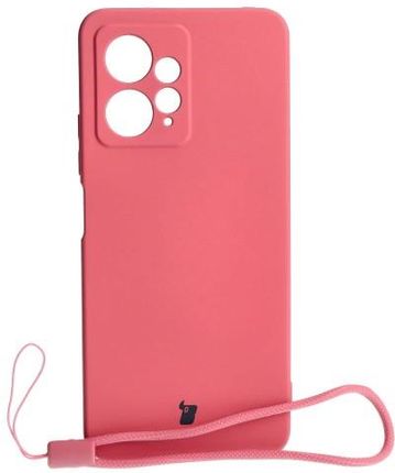 Bizon Etui Case Silicone Do Xiaomi Redmi Note 12 4G Brudny Róż