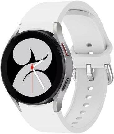 Bizon Pasek Strap Watch Silicone Do Galaxy Watch 20 Mm Biały