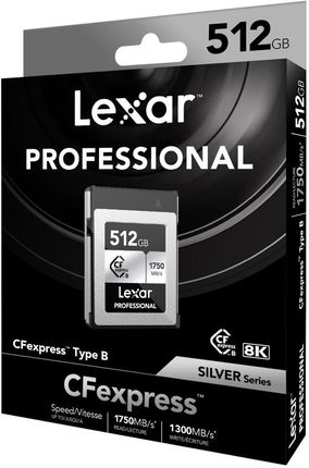 Karta pamięci do aparatu Karta Lexar CFexpress Type B Pro Silver