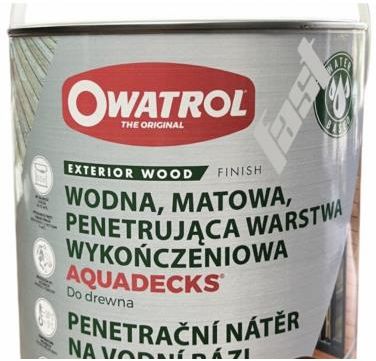 Owatrol AQUADECKS olej do deski 2.5L HONEY