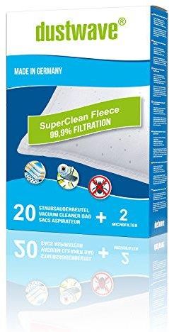 Dustwave® - 20 sacchetti per aspirapolvere (circa 20 l), adatti