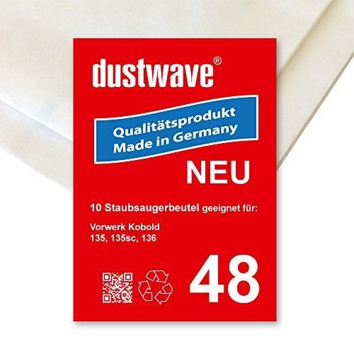 Dustwave® 10 Sacchetti Per Aspirapolvere Compatibili Miele S255i – Prodotti In Germania Con Microfiltro