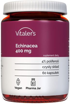 Vitaler'S Echinacea (Jeżówka Purpurowa) 400 Mg 60 kaps