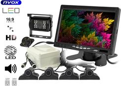 Zdjęcie Monitor samochodowy lcd 7cali z obsługą do 2 kamer i czujnikami parkowania NVOX - Alwernia