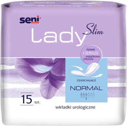 Seni Lady Slim Normal Wkładki Urologiczne 15szt.