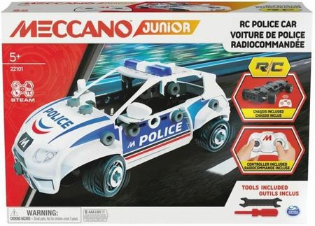 Meccano Pojazd Sterowanie Radiowe Junior Stem Radiowóz Policyjny