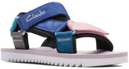 Sandały dziecięce Clarks Peak Web Kid F kolor pink 26171897