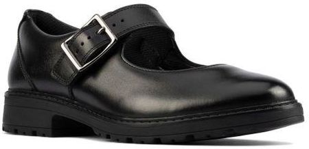 Buty dziecięce Clarks Loxham Walk Youth F kolor black leather 26161172