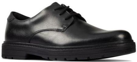 Buty dziecięce Clarks Loxham Derby Youth F kolor black leather 26151593