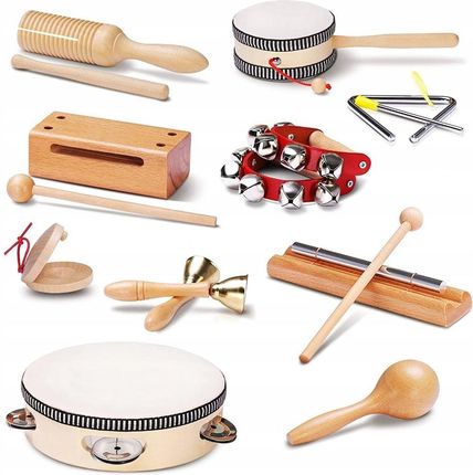 Aig Drewniane Instrumenty Zestaw Dla Dzieci Cymbałki