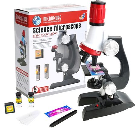 Leantoys Duży Mikroskop Dla Małego Naukowca Na Baterie