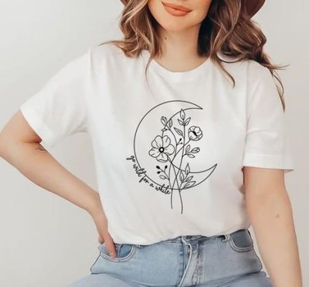 damska koszulka z nadrukiem flower9