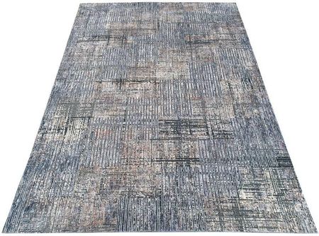 Turkiye Weavers Nowoczesny Quebe Niebieski 507B Kentaki 120x170cm