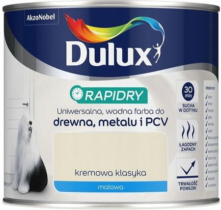 Dulux Rapidry 0,4L Kremowa Mat