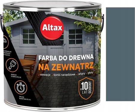Altax Farba Do Drewna Antracyt Półmat 2.5L