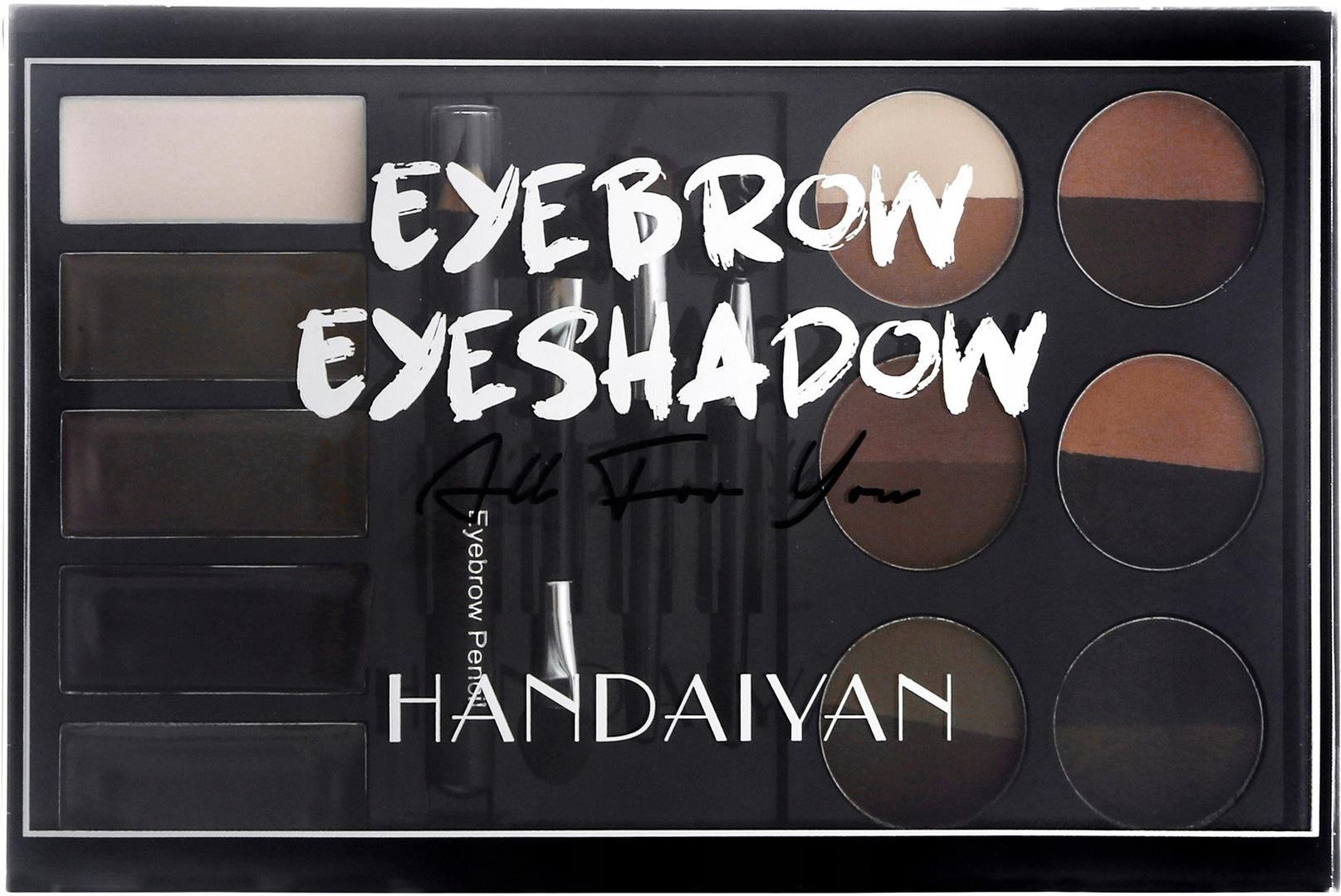 Handaiyan Paleta Do Makijażu Brwi Pomada Cienie Wosk Szablon - Opinie i ...