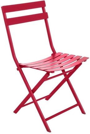 Elior Czerwone Krzesło Ogrodowe Ze Stali Tuvo 3X Czerwony