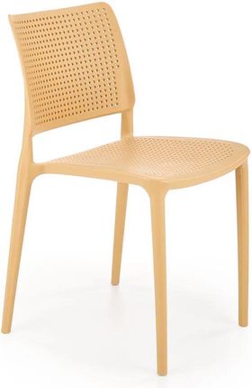 Elior Pomarańczowe Krzesło Ogrodowe Sztaplowane Imros Pomarańcz