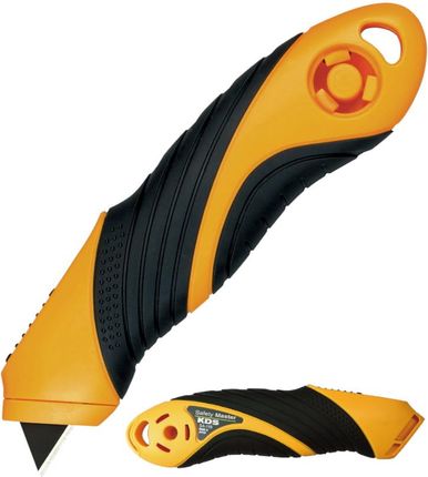 Kds Nóż Bezpieczny Sa11B Safety Master Yellow 2X Czarne Ostrze Trapezowe 20856