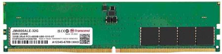 Pamięć RAM Transcend DDR5 32GB 4800MHz CL40 U-DIMM (JM4800ALE32G